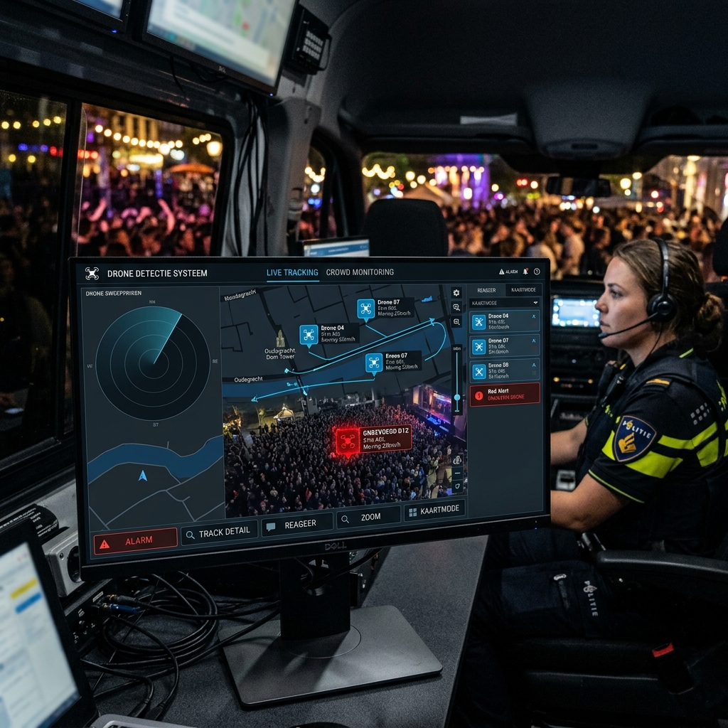 Police deploy drone detection for the first time during Vierdaagsefeesten Nijmegen