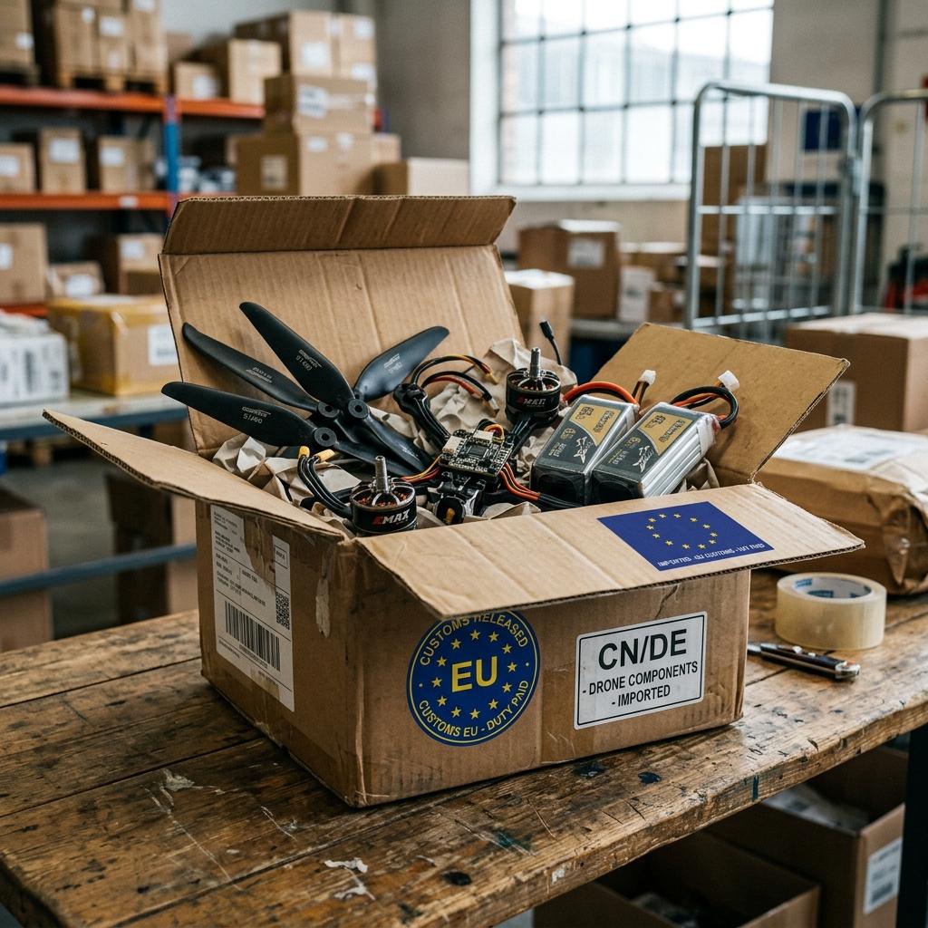 Drone parts from China significantly more expensive due to new EU tax