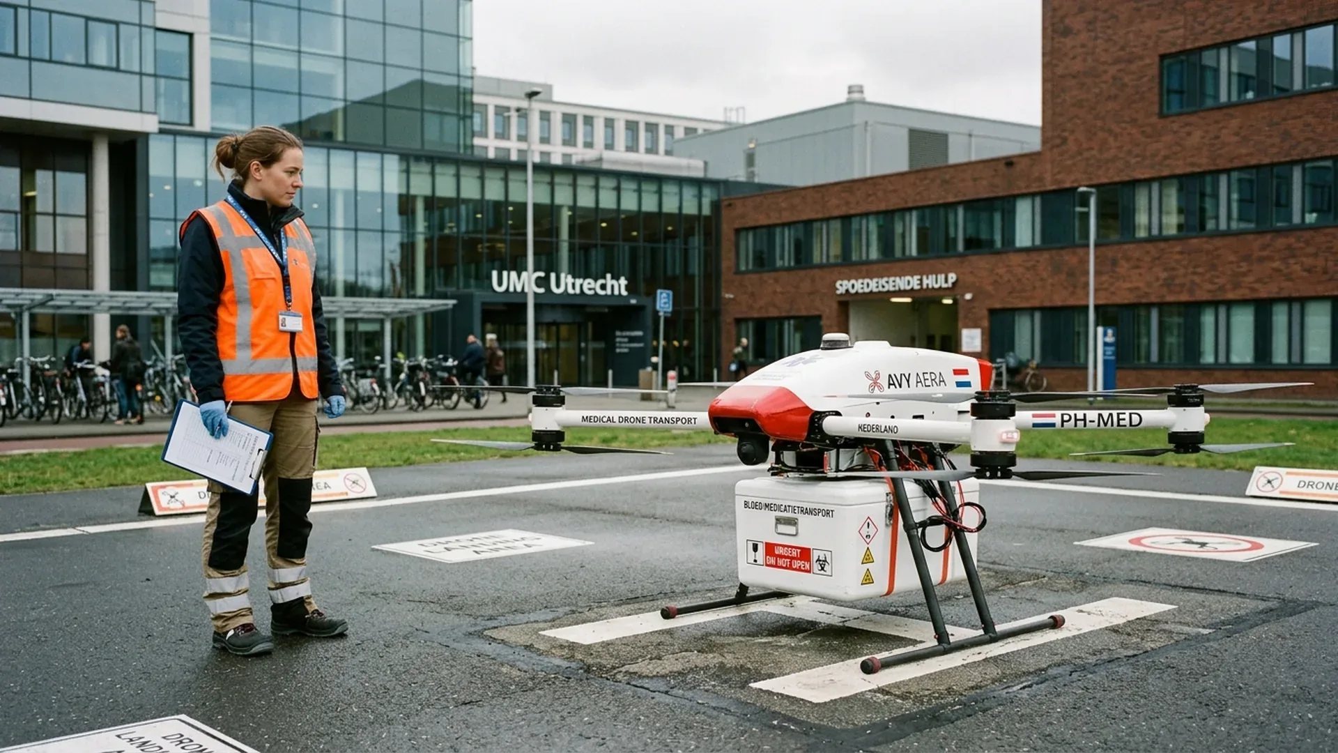 Medical Drone Flights Between Isala Meppel and Zwolle