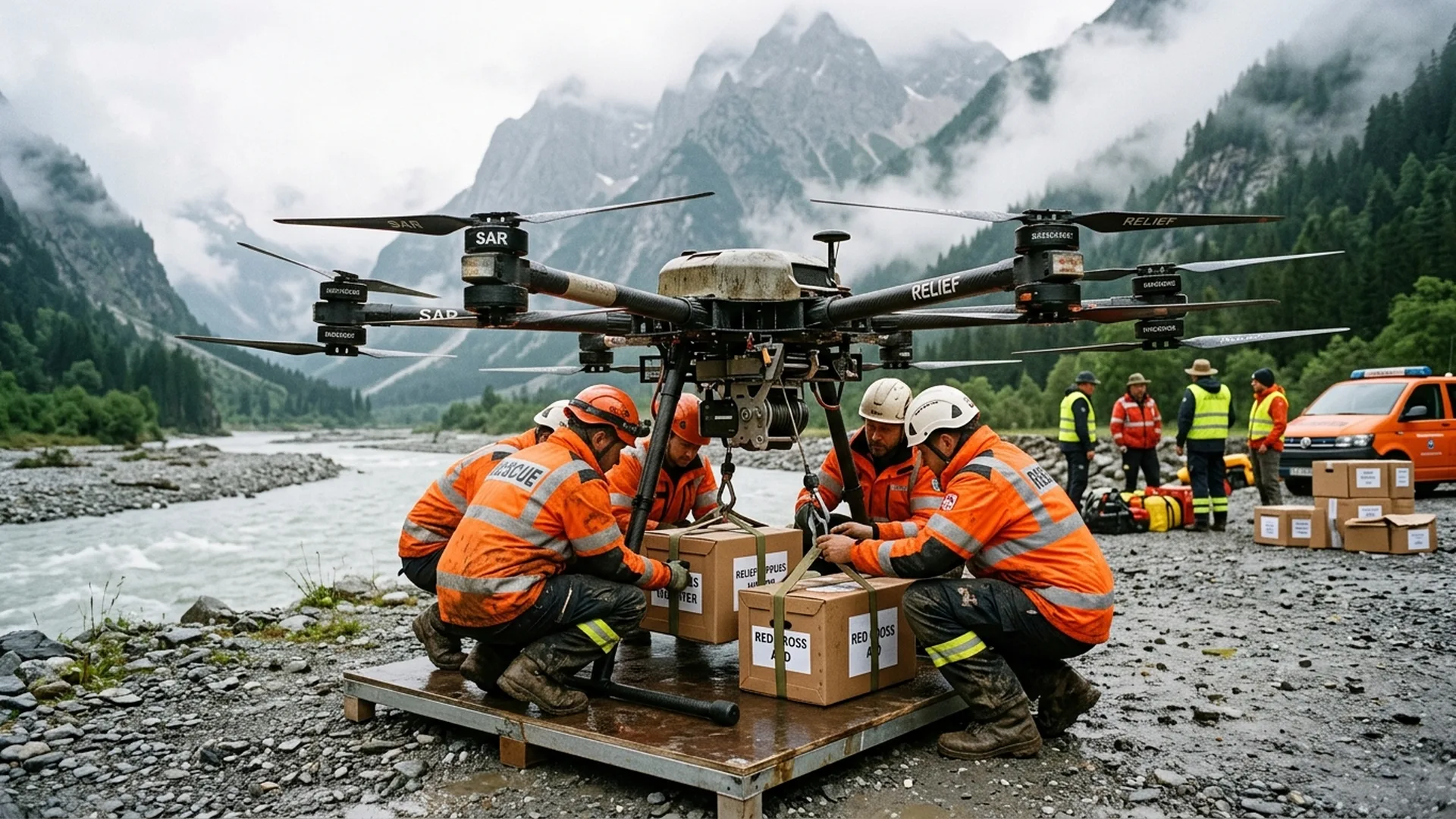 Nepal Requests Heavy-Lift Cargo Drones for Flood Relief as China Deploys 47