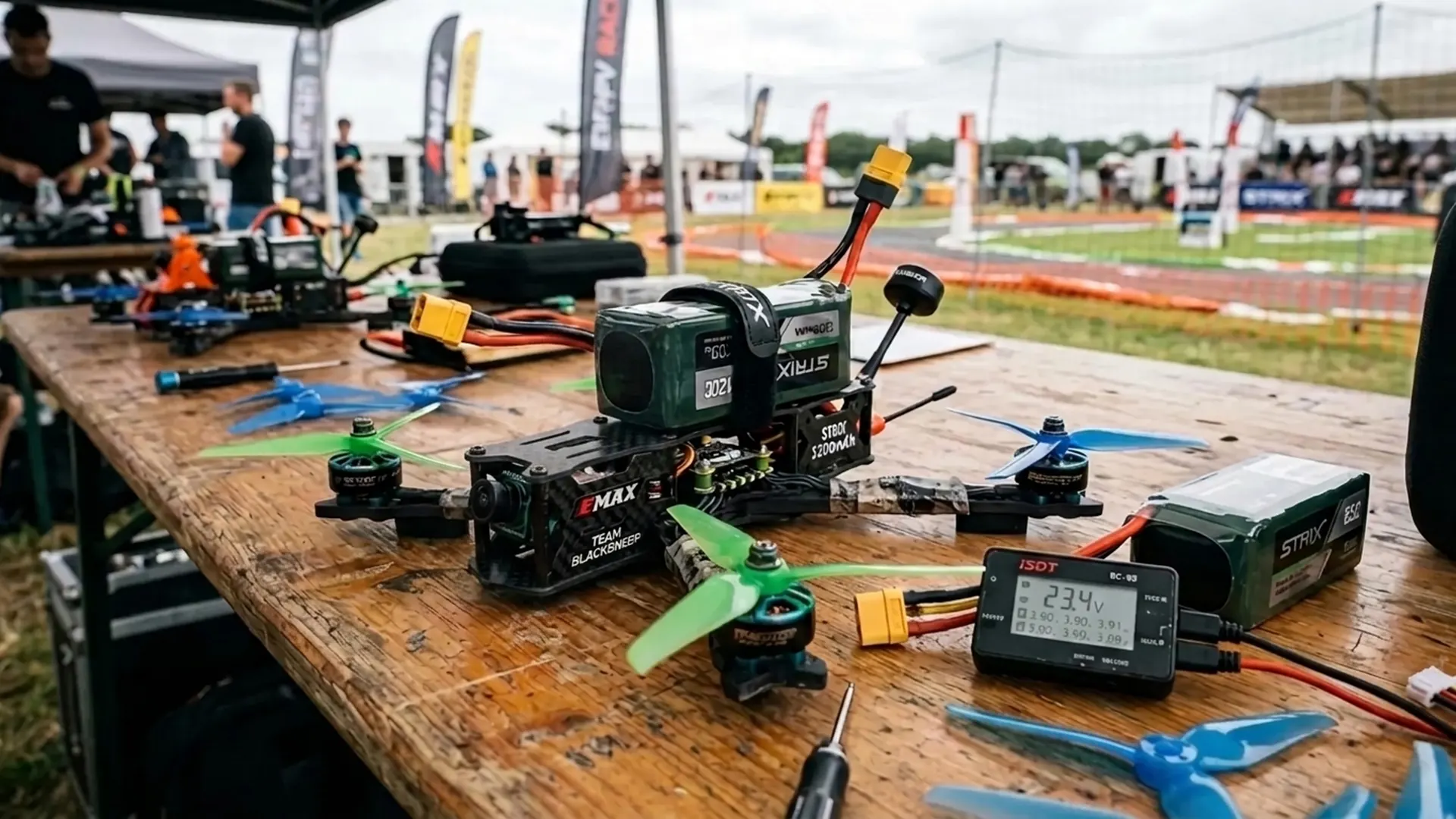 Speed vs Flight Time in FPV Racing: The 220 km/h Battery Limit